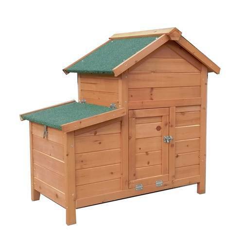 Classical Chicken Coop house Chook Hutch with egg cage P0182 Pet