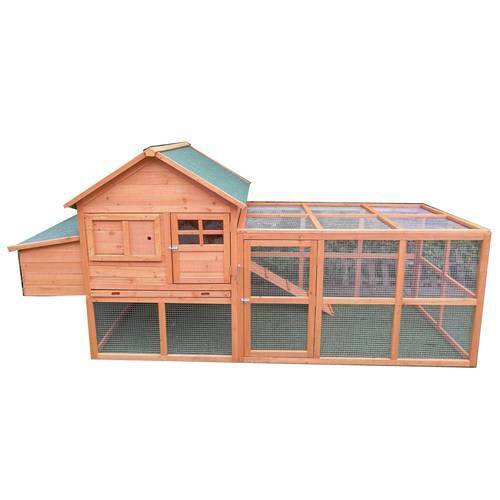 XLarge Chicken Coop Hen house Chook Hutch Cage With Big Run P062 Pet