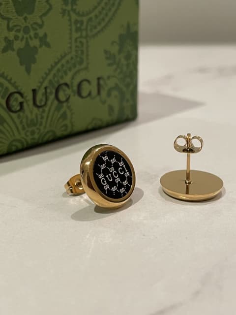 LV style ladies mini gold stud earrings, Women's Jewellery, Gumtree  Australia Salisbury Area - Valley View