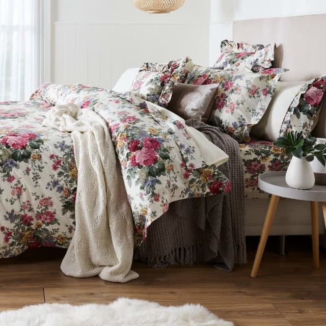 GAINSBOROUGH ROSEWOOD DB QUILT COVER SET NEW Manchester & Textiles