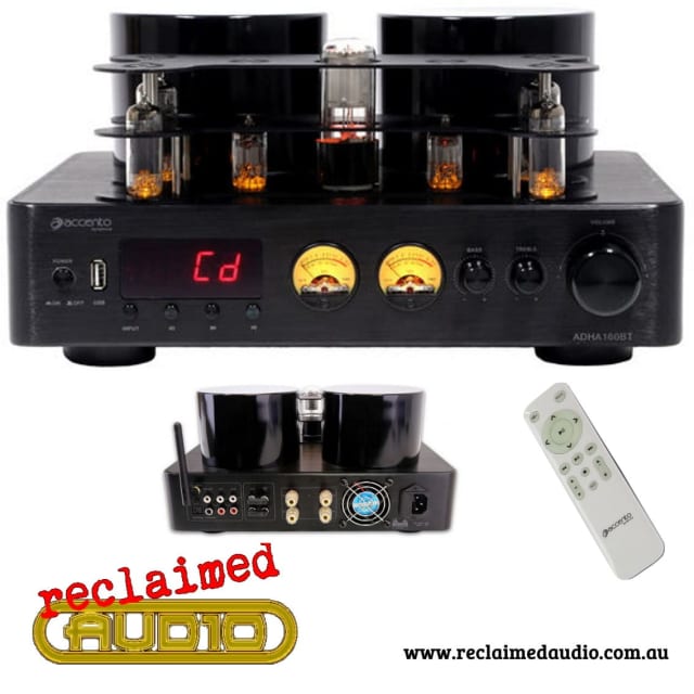 New Accento Hybrid Valve (tube) Solid State amplifier w Bluetooth etc