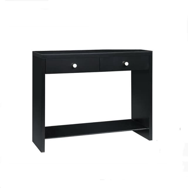 Bordeaux 2 Drawer Glass Console Table (Brand New) Buffets & Side