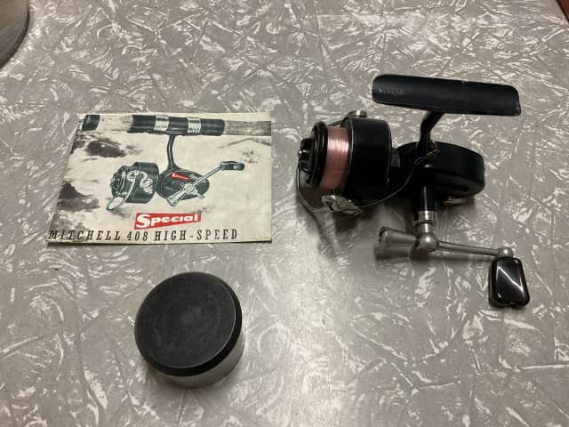 Fishing Reel Mitchell 408 High Speed Spinning Reel Made in France