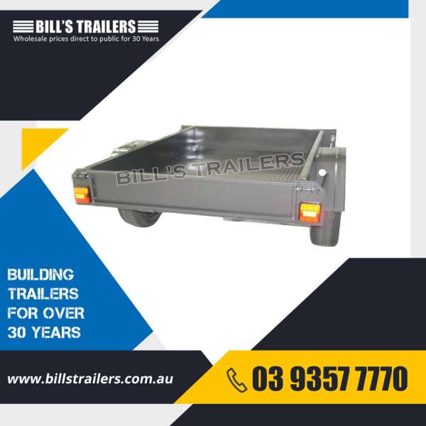 6x4 Light Duty Trailer Checker Plate Floor 600 kg GVM Trailers