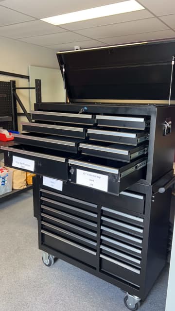 Multi sizes Steel Lockable Rolling Toolbox Cabinet from $375 Combo$900 ...