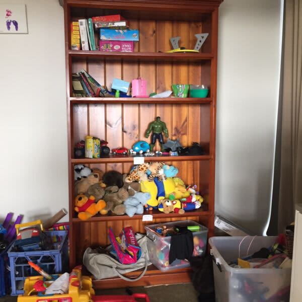 Custom made Oregon solid bookshelf , one piece Bookcases & Shelves in Bellevue Hill NSW