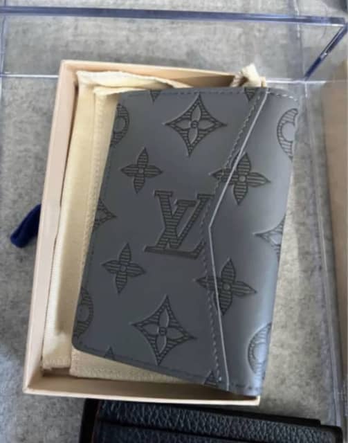 Authentic Louis Vuitton Multiple Monogram Wallet With Engraved Initials