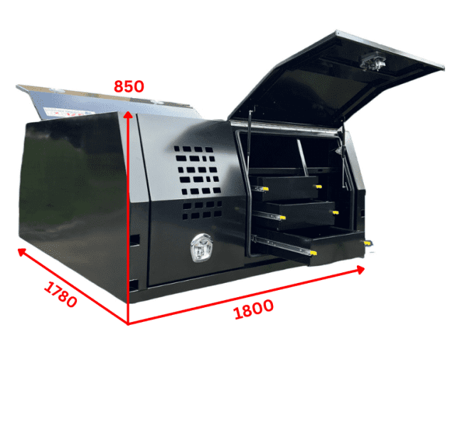 Adventure 1800 Dog Box Black Aluminum Canopy Other Parts