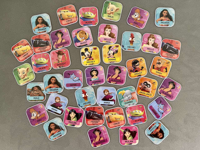 42 Woolworths Disney Word Tiles can exchange for Fix-Ems | Collectables ...