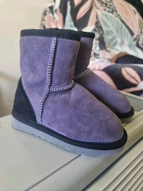 purple uggs size 8