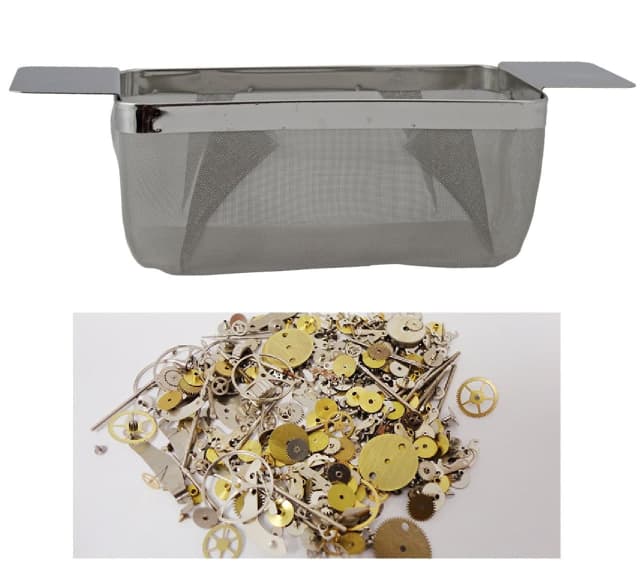 Extra Fine Mesh 3 Quart Ultrasonic Cleaning Stainless Steel Basket