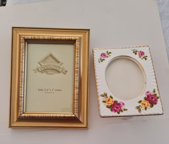 Picture frames photo small frame gold fine bone china Picture Frames