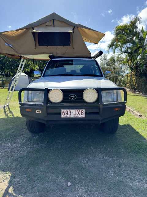 1999 TOYOTA LANDCRUISER GXL (4x4) 5 SP MANUAL 4x4 + ROOFTOP TENT | Cars ...