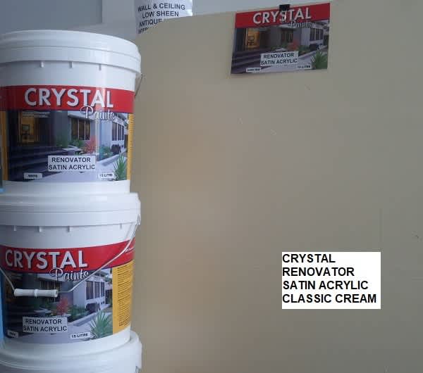 200 LITRE CLASSIC CREAM ACRYLIC PAINT SATIN , TIMBER MASINRY, METAL