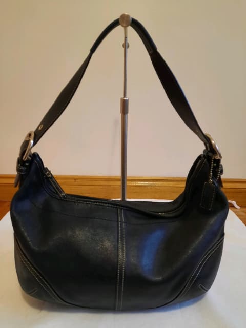 coach genuine leather hobo bags