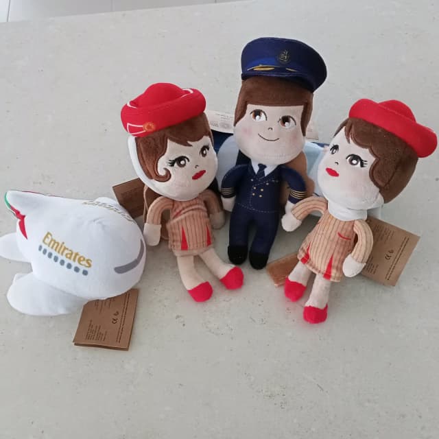4 x Emirates airlines collectible plush toys Collectables Gumtree