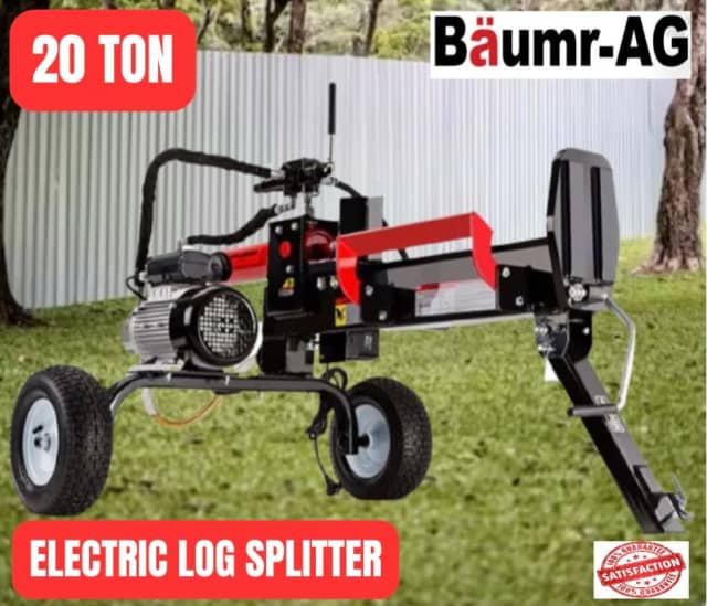 20 Ton Electric Log Splitter Wood Block Cutter Limited Stock Power