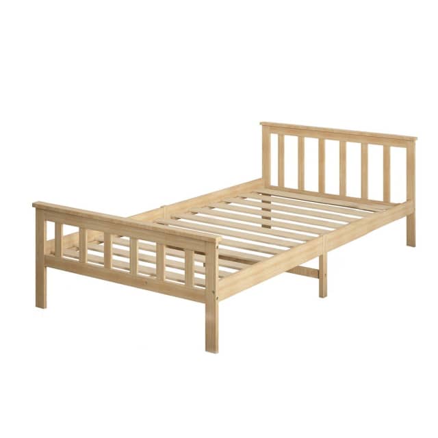 Levede Wooden Bed Frame King Single Size Mattress Base Solid Pine