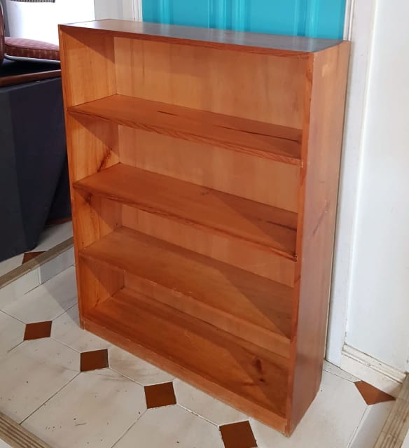 Solid Timber Four Shelf Bookcase. Bookcases & Shelves Gumtree