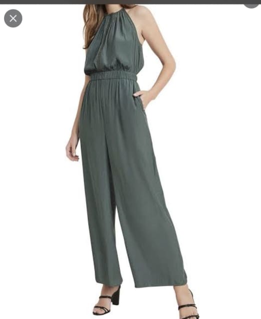 witchery green jumpsuit