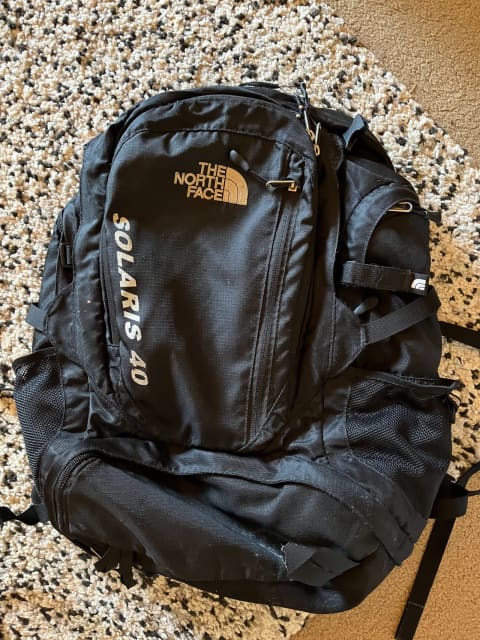 Backpack - THE NORTH FACE - Solaris 40 - Black | Bags | Gumtree ...