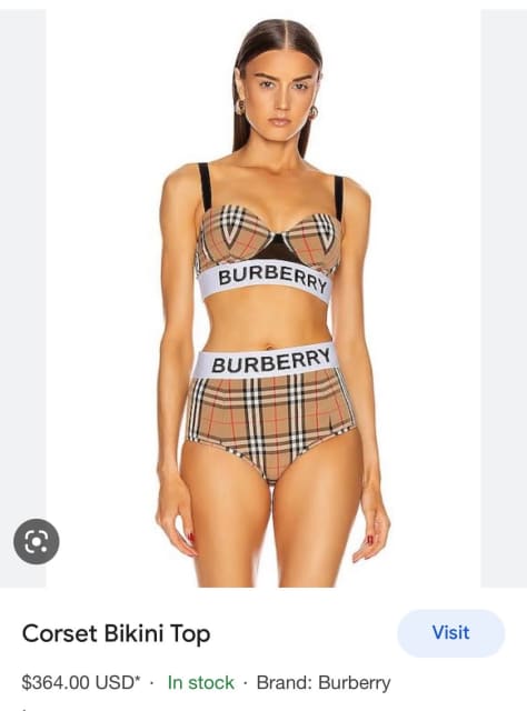 NEW | Burberry Corset Bikini or Casual Set | Swimwear | Gumtree Australia  Bayswater Area - Noranda | 1306083162