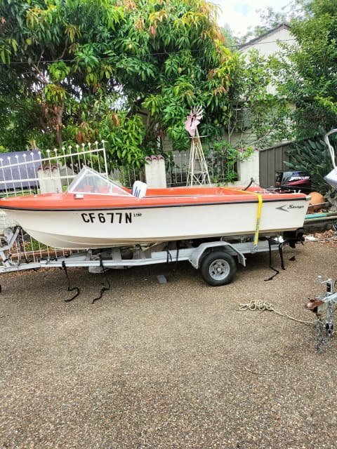 4.2 metre Savage Avalon with 30 hp Mercury outboard $2500