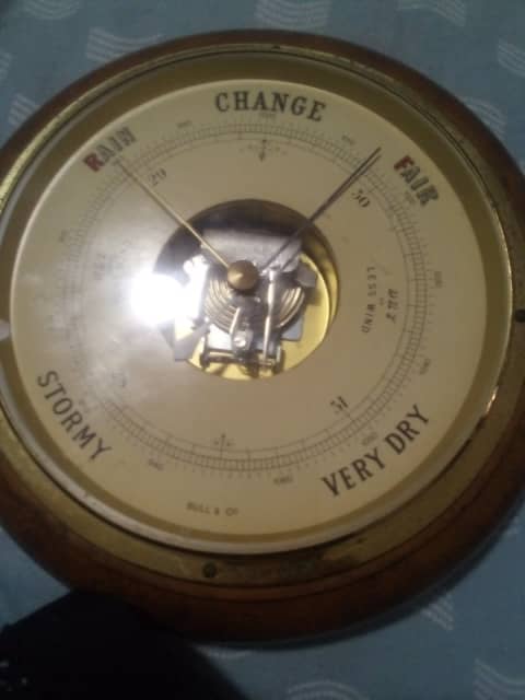 weather clock barometer thermometer hydrometer mk n offer | Antiques ...