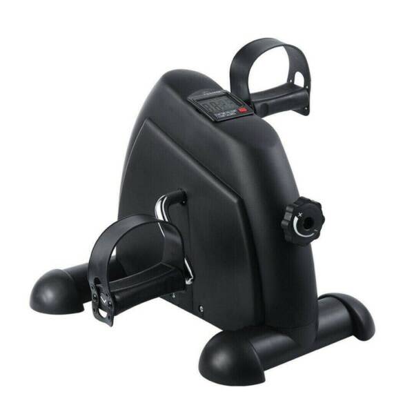 Portable Mini Pedal Exerciser Bike Fitness Cycle Arm Leg LCD Display
