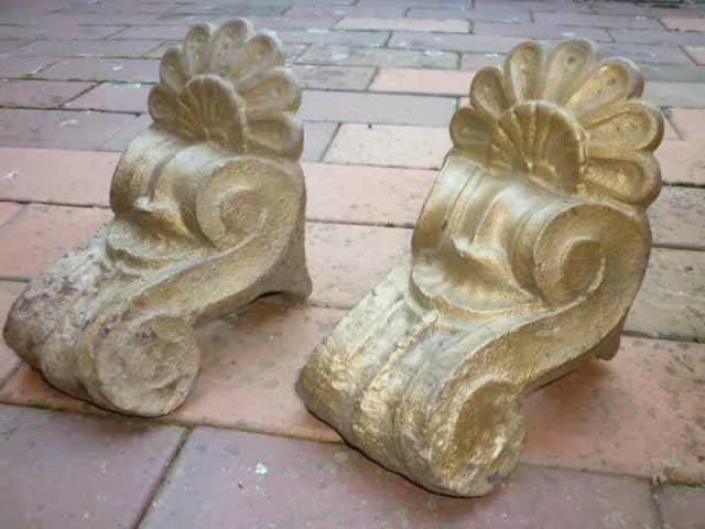 2 Old Antique Ornate Cast Iron Bath Feet, Claw Foot Era Bath Tub Legs ...