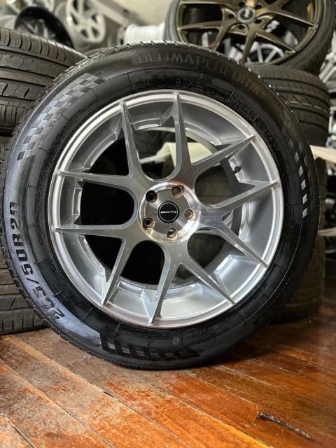 20 inch concave mercedes merc amg gl ml suv wheel tyre package 5 112 ...