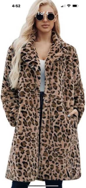 decjuba leopard coat