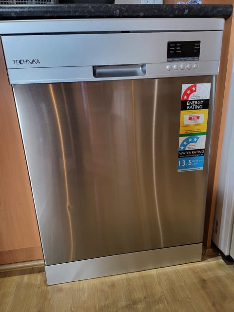 technika stainless steel bench top dishwasher