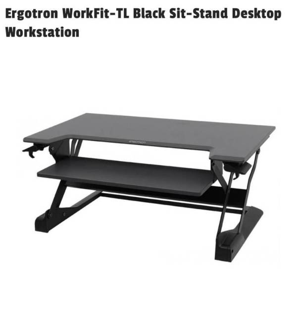 Ergotron Workfit-TL standing desk converter. Sit stand desk | Desks ...