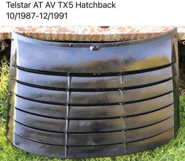 Ford Telstar TX5 10/198712/1991..Hatchback Rear Window louvre Auto