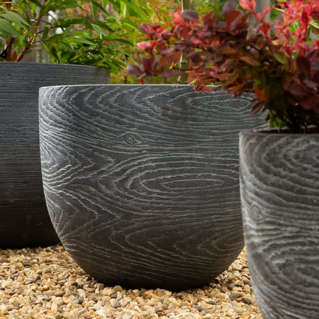 Elwood Egg Pot Grey Available in 4 Sizes Starting from 20.00