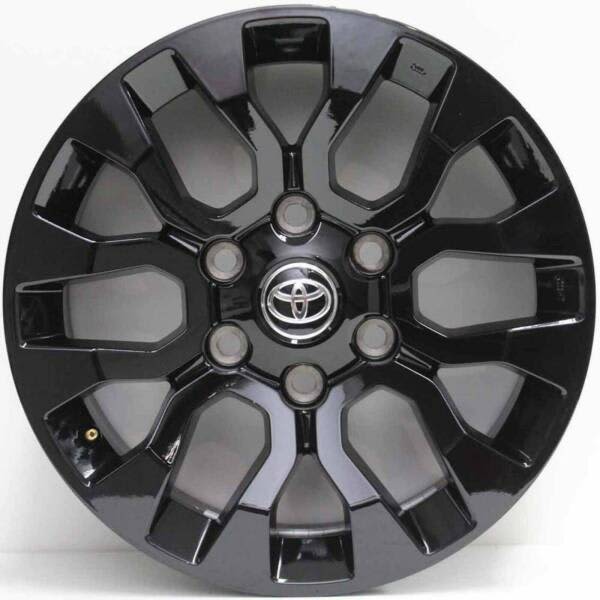 17 INCH GENUINE BLACK TOYOTA 2021 MODEL HILUX RUGGED X ALLOY WHEELS