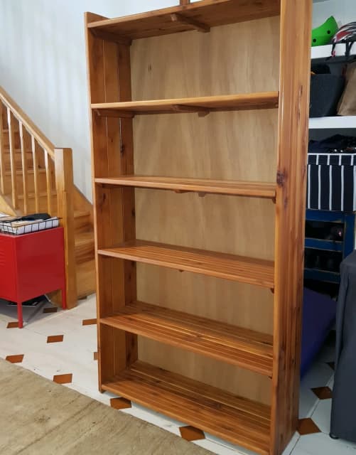 Large Solid Timber Six Shelf Bookcase. Bookcases & Shelves Gumtree