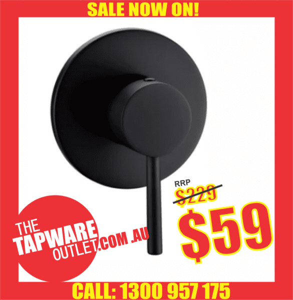 WHOLESALE PRICE MATT BLACK SHOWER BATH MIXER FOR BASIN VANITY SPOUT