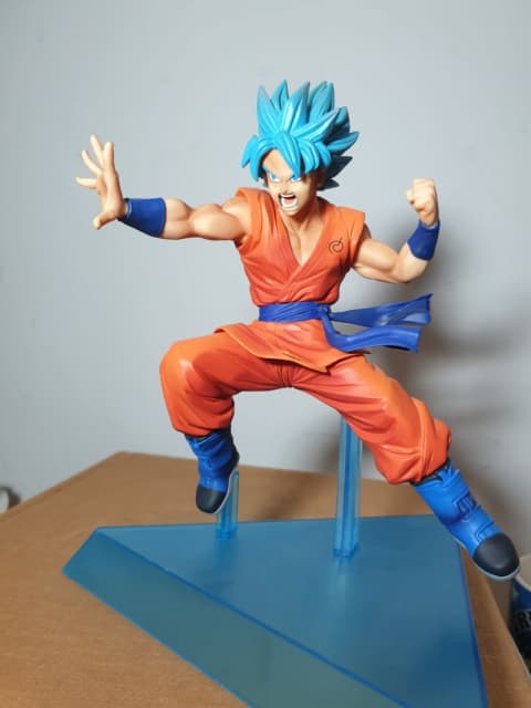 Dragon Ball Super Saiyan God SS Son Goku Blue Figure Box Ichiban