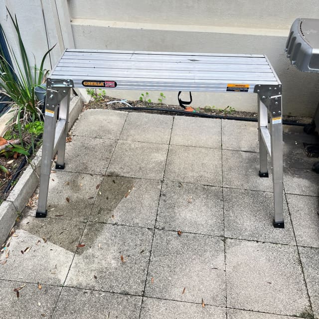 Adjustable Height Folding Aluminum Trestle Bench Building Materials