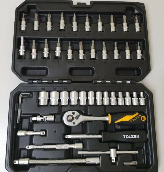 Socket Set 1/4''DV 46Pcs w/Mould Case Other Tools & DIY Gumtree