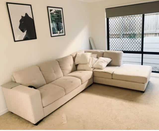 Beige Tivoli 5 Seater with Chaise Sofas in South Ripley QLD Gumtree Australia