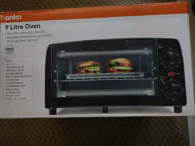 Anko toaster deals oven