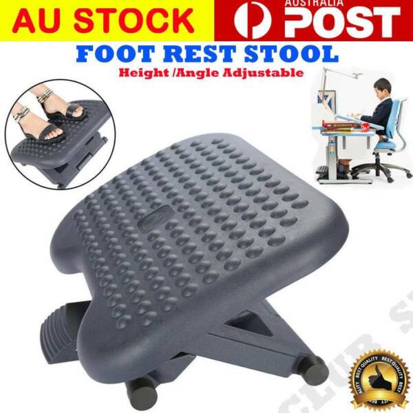 Foot Rest Stool Office Computer Desk Footrest Comfort Height Angle