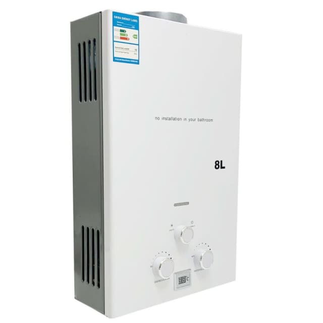 Portable Gas Water Heater Outdoor LPG Camping Instant Hot Water System