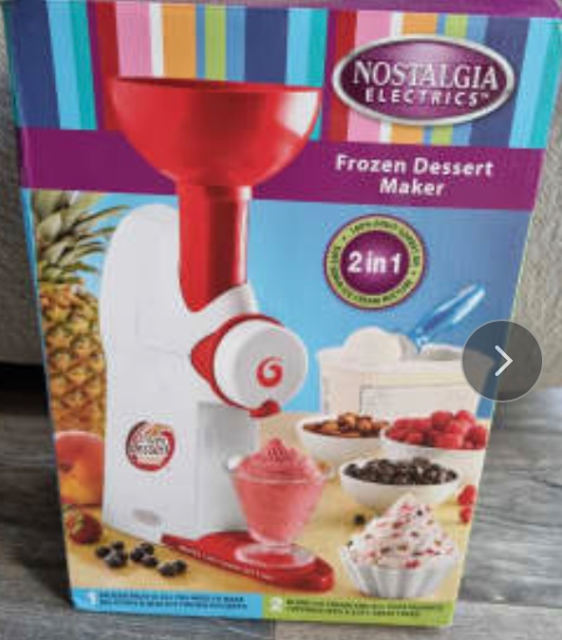 Soft Serve Ice cream Frozen Fruit Dessert maker Electric Quick & Easy