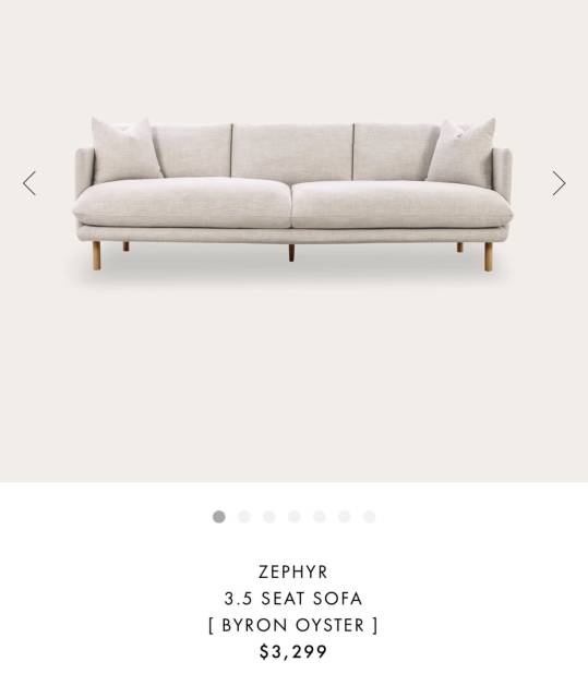 Sarah Ellison 3.5 seater sofs Sofas in Canberra City ACT Gumtree