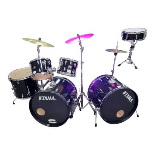 Tama Imperialstar Double Bass Drum Kit Black Percussion & Drums in