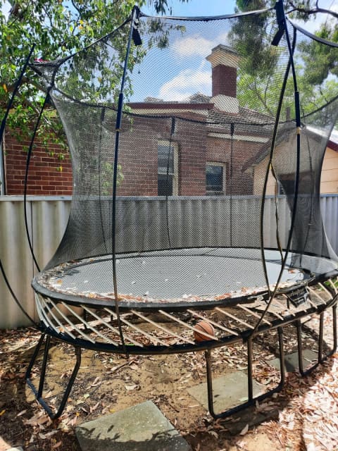 Medium oval springfree clearance trampoline